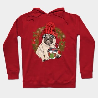 Fun Xmas Pug Hoodie